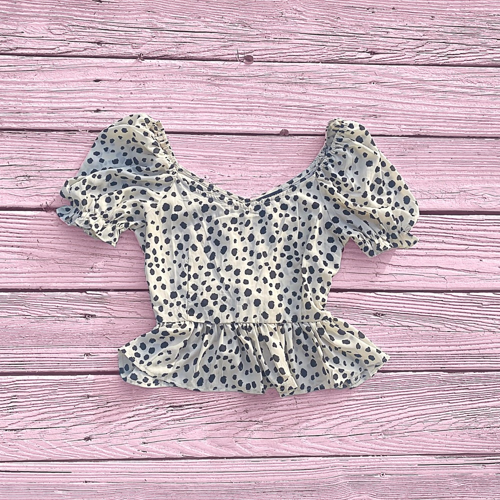 Babydoll smocked top